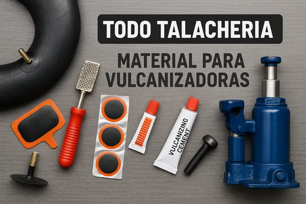 Material para vulcanizadoras - parches, cámaras y herramientas para talacheros en Puebla